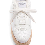Valentino Garavani Freedots XL Sneaker in Calfskin and Cork Sneakers