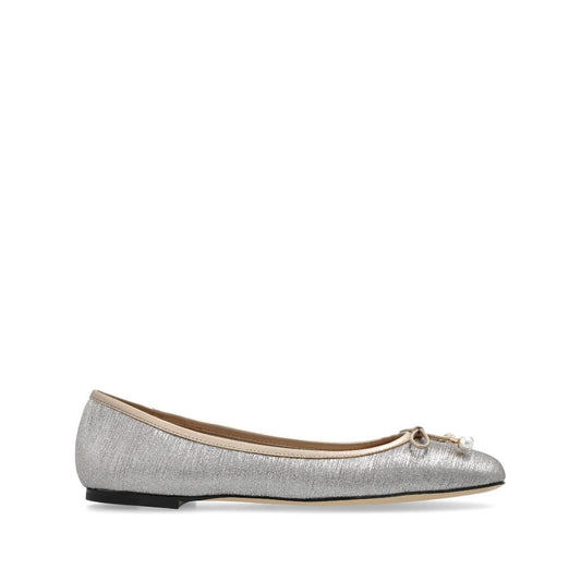 Jimmy Choo Elme Flat with Pearl embellishment ELMEFLATIGQMACARON-P25