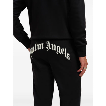 Palm Angels curved logo track pants Trousers
