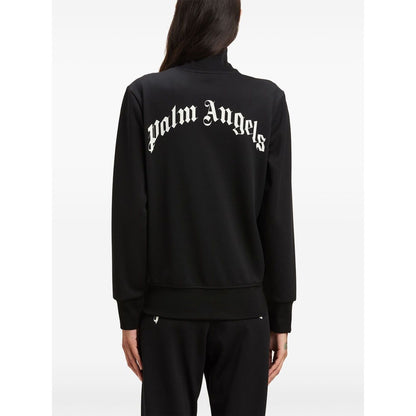 Palm Angels logo print track jacket Topwear