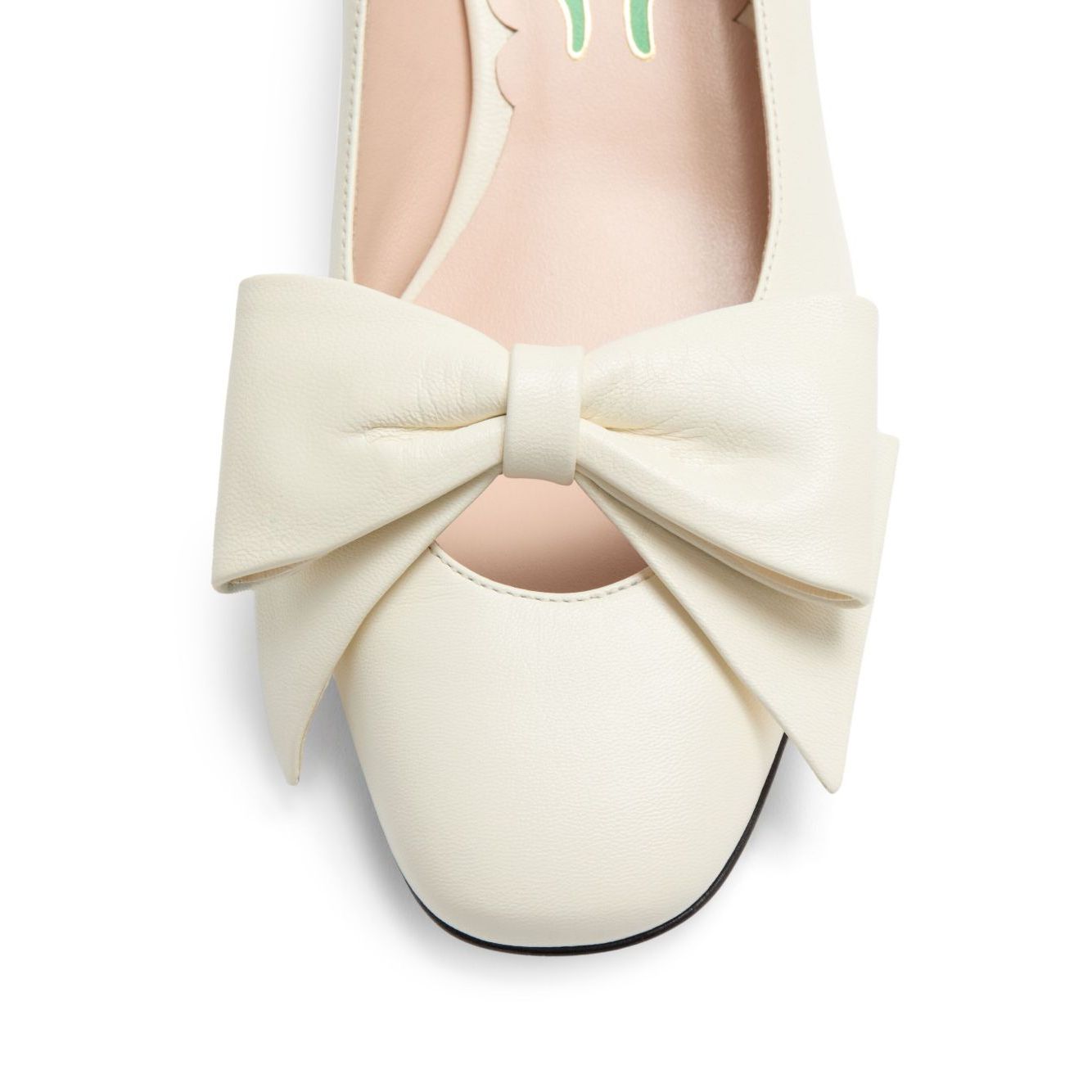 Valentino Garavani Bowow Décolleté In Kid 45mm High Heel