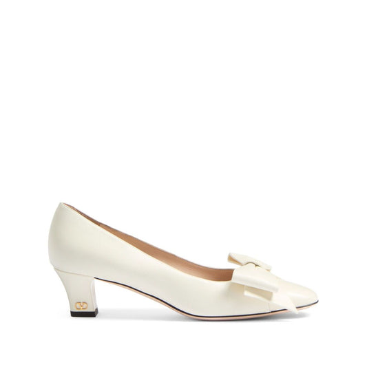 Valentino Garavani Bowow Décolleté In Kid 45mm High Heel