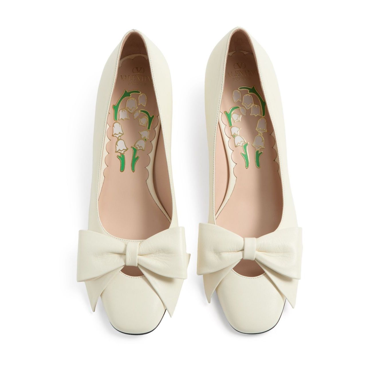 Valentino Garavani Bowow Décolleté In Kid 45mm High Heel