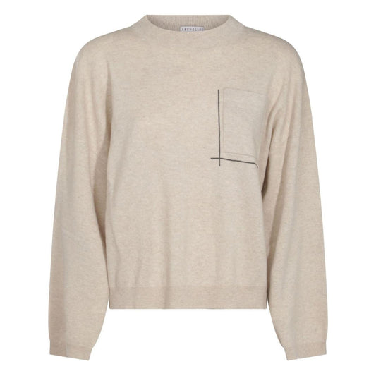 Brunello Cucinelli Sweaters Beige Topwear