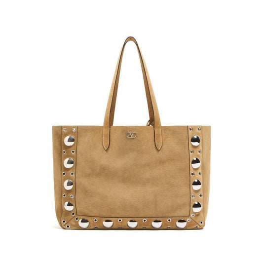 Valentino Garavani Nellcôte Suede Large Shopping Bag