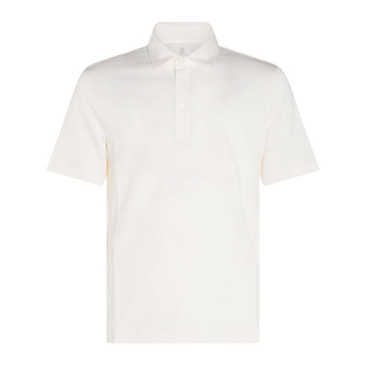 Brunello Cucinelli T-shirts and Polos Beige Topwear