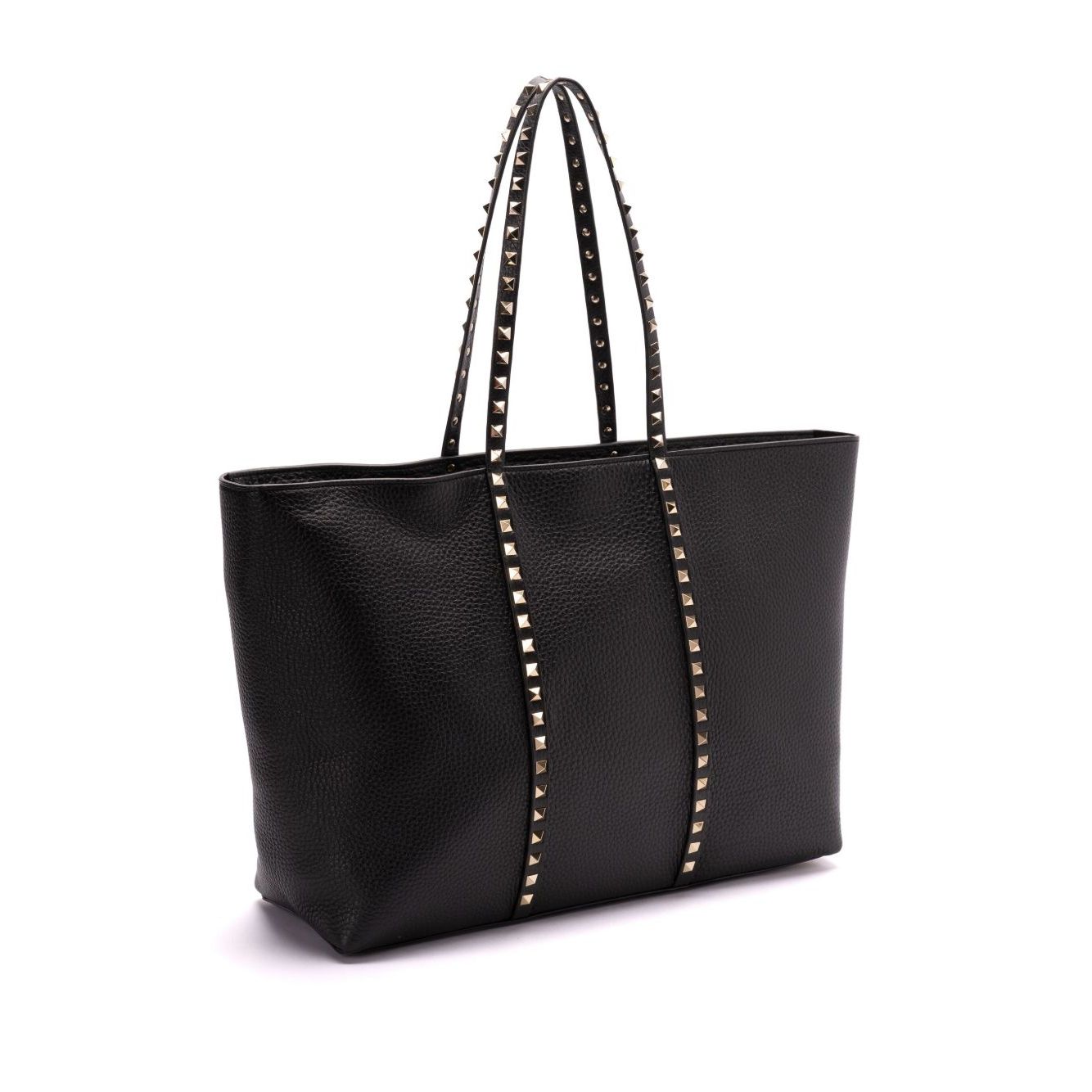 Front view with bag zipped and handles upright.