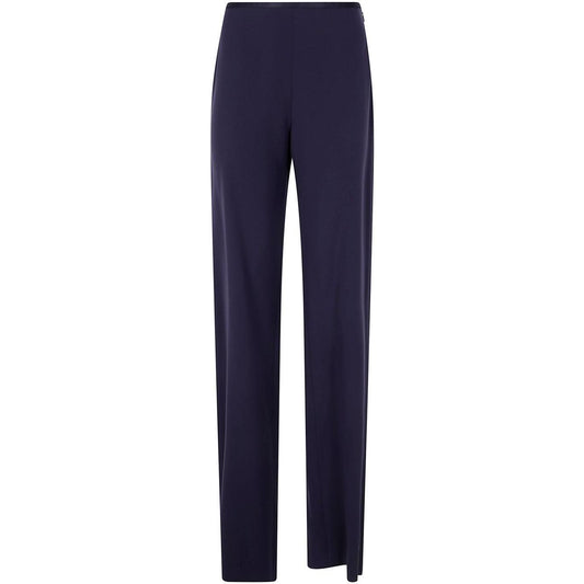 Emporio Armani satin-trim trousers EW001145AF10206UB115-P25