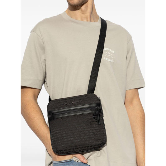 Emporio Armani all-over logo crossbody bag EM001780AF13823U8168-P25