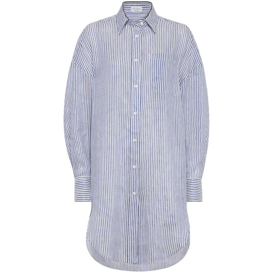 Brunello Cucinelli Shirts Clear Blue Shirts