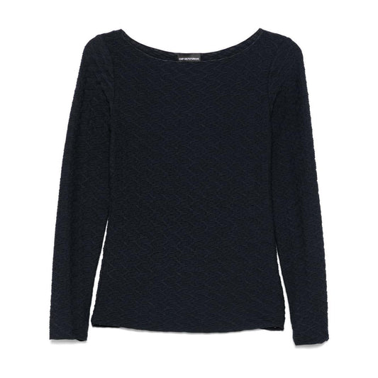 Emporio Armani textured top EW001400AF12416UB115-P25