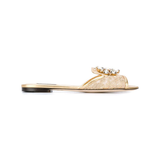 Dolce & Gabbana Sandals Golden Sandals