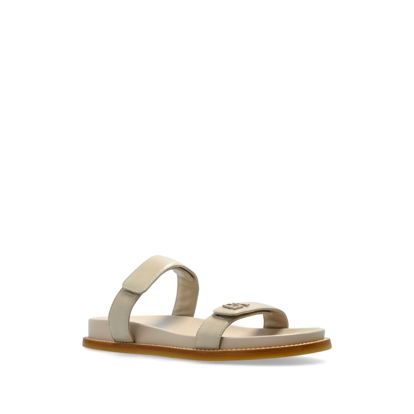 EMPORIO ARMANI EXCLUSIVE Emporio Armani Leather Slide Sandals Sandals