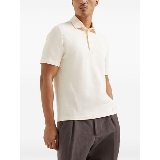 Brunello Cucinelli T-shirts and Polos Orange Topwear