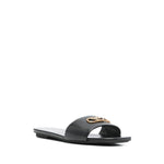 EMPORIO ARMANI EXCLUSIVE Emporio Armani Nappa-leather sandals with eagle plate Sandals