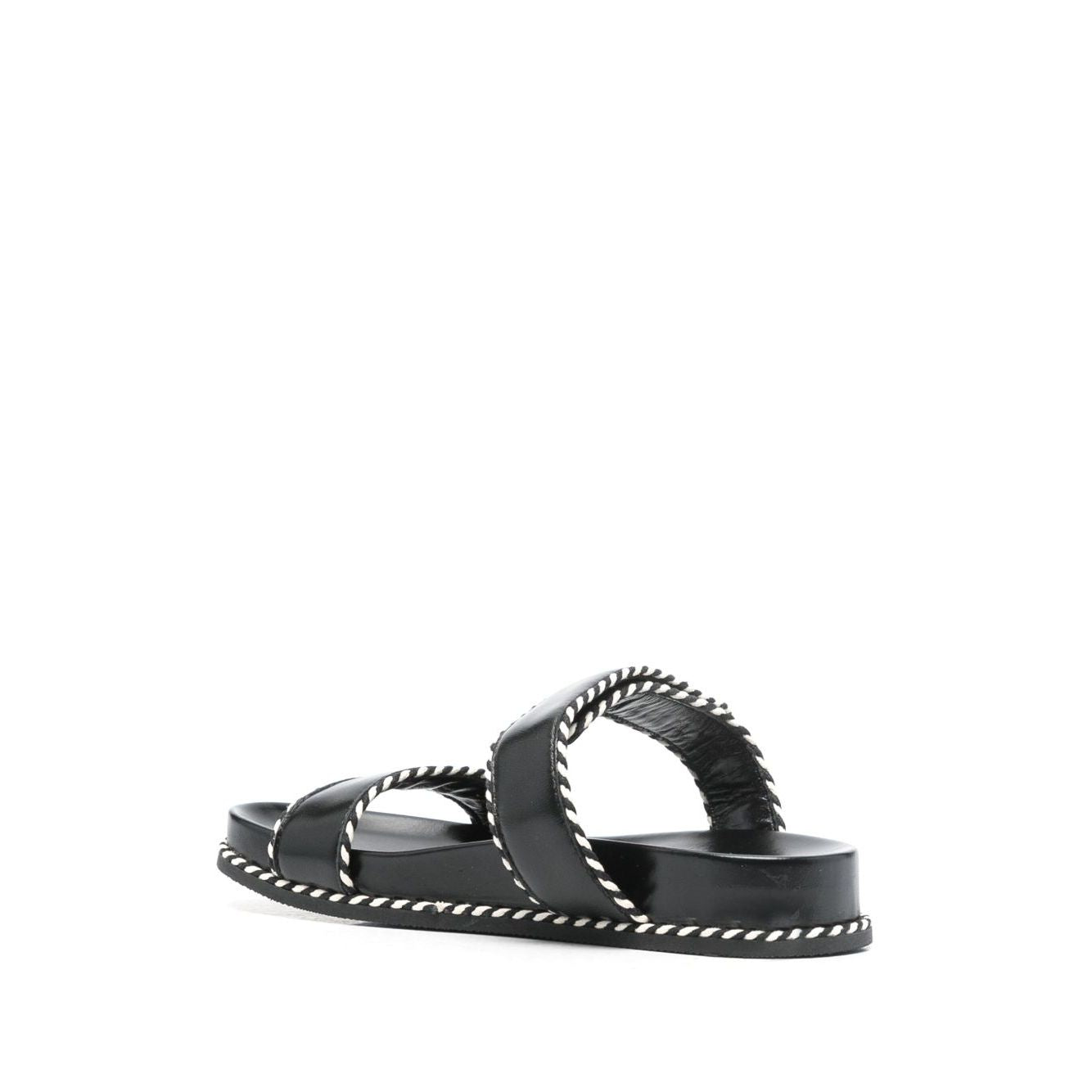 EMPORIO ARMANI EXCLUSIVE Emporio Armani Sandals with nappa strap and two-tone profiles Sandals