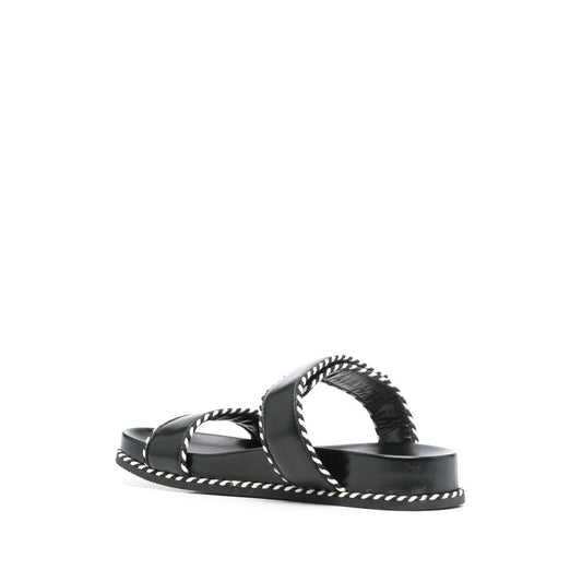 EMPORIO ARMANI EXCLUSIVE Emporio Armani Sandals with nappa strap and two-tone profiles Sandals