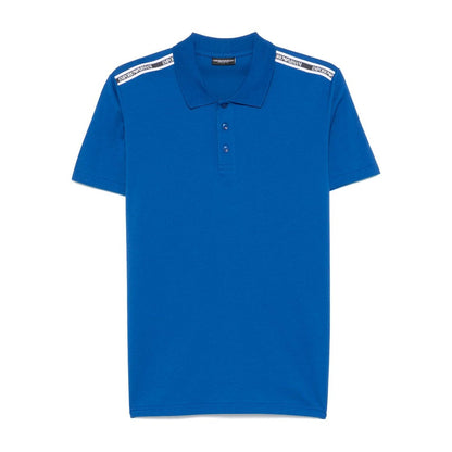 Emporio Armani T-shirts and Polos Blue Topwear