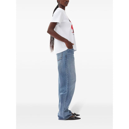 GANNI T-shirts and Polos White Topwear