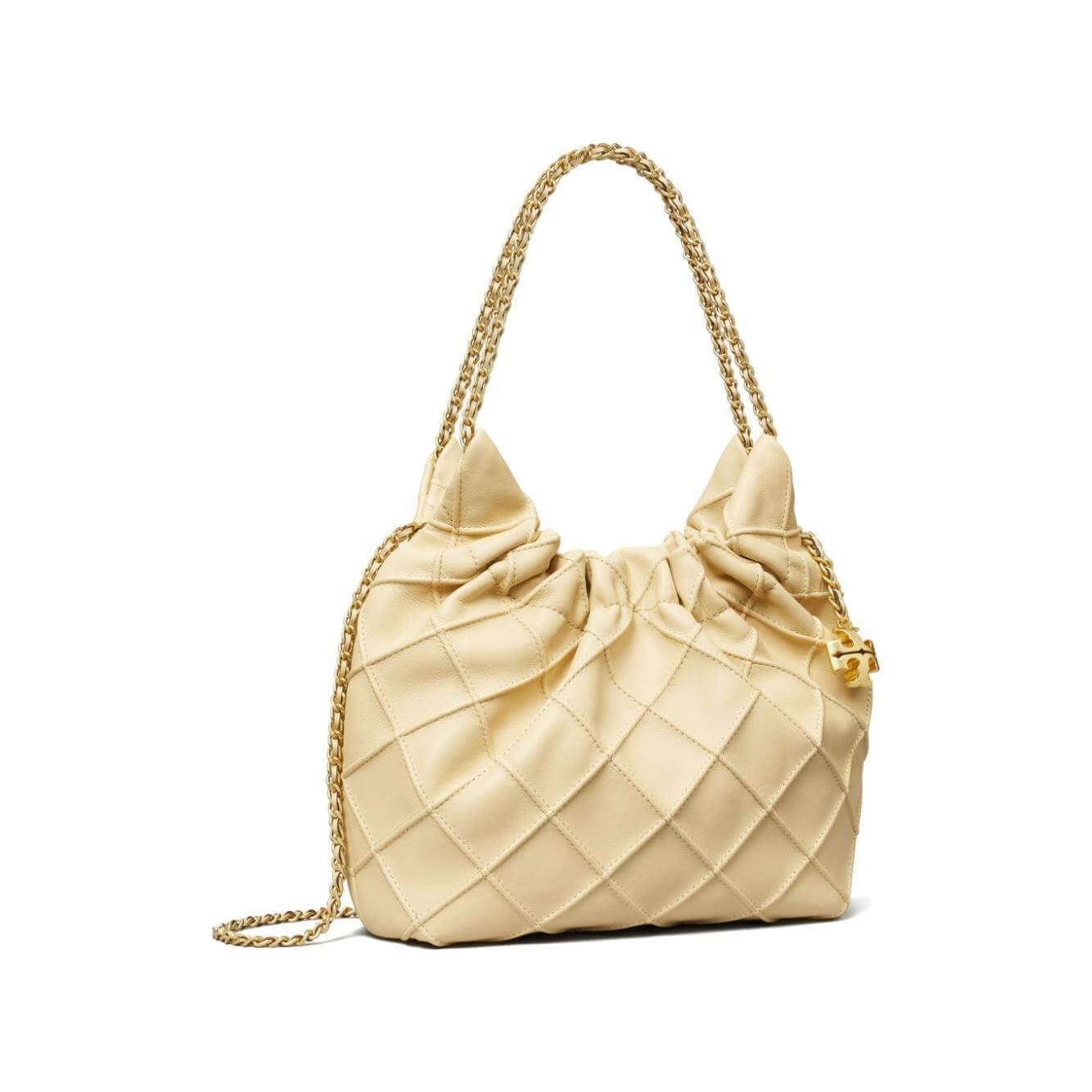 Tory Burch Fleming mini leather hobo bag 162451700-AI25