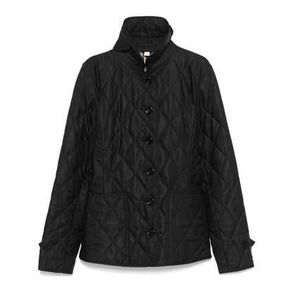 Burberry Tailored jacket with quilted high collar Jackets