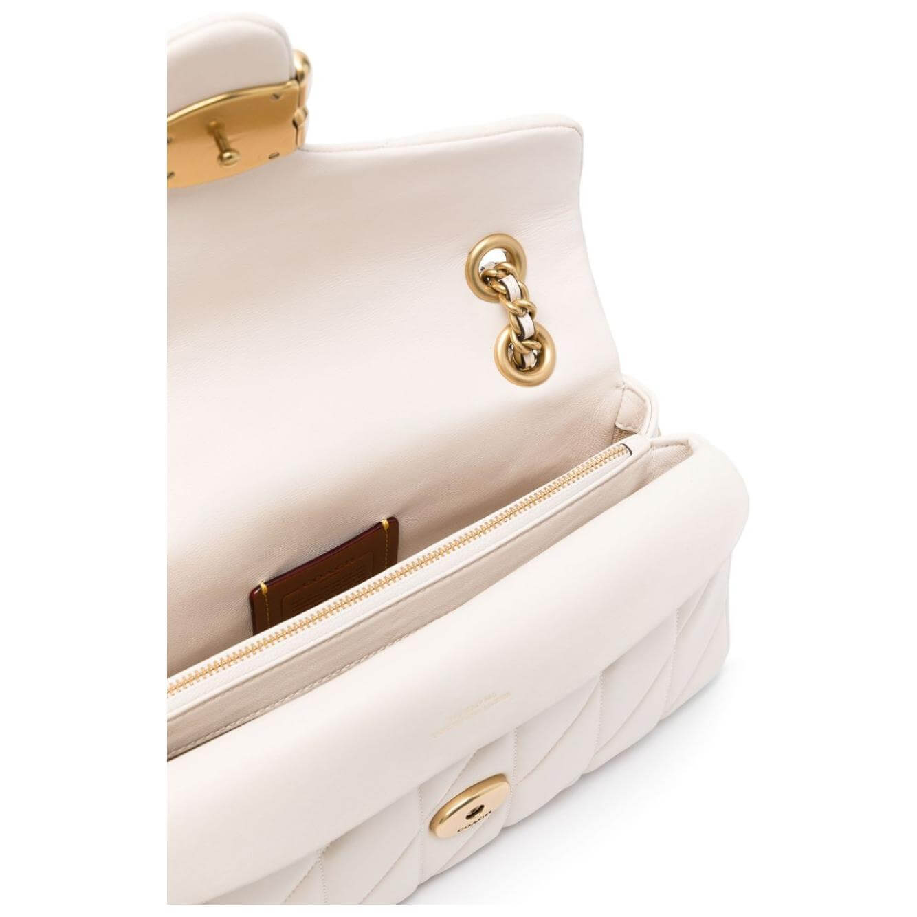 Front view with bag zipped and handles upright.
