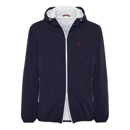 Brunello Cucinelli Coats Blue Jackets