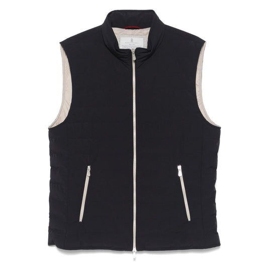 Brunello Cucinelli Jackets Blue Vests
