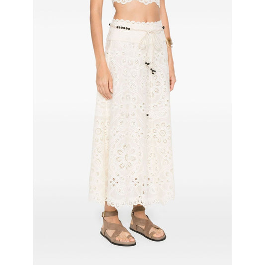 Zimmermann Rhiannon embroidered skirt Skirts
