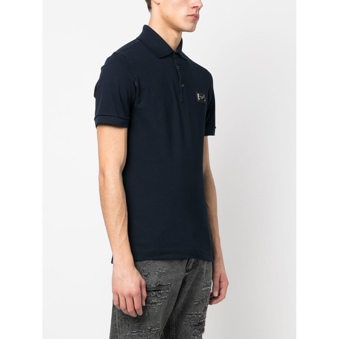 Dolce & Gabbana Logo cotton polo shirt