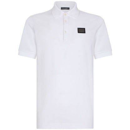 Dolce & Gabbana Logo cotton polo shirt