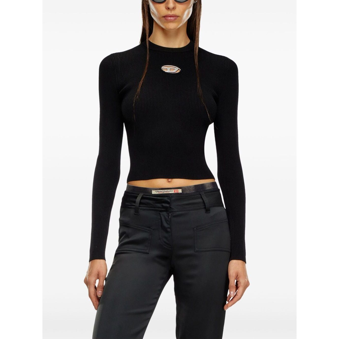 Diesel Sweaters Black Topwear
