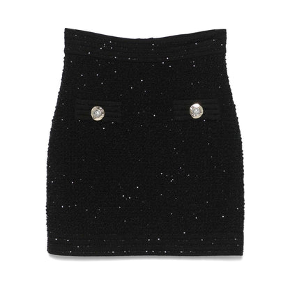 Balmain Tweed Mini Skirt Skirts