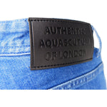 Aquascutum Light Blue Cotton Men Jeans AQ-7870-W31
