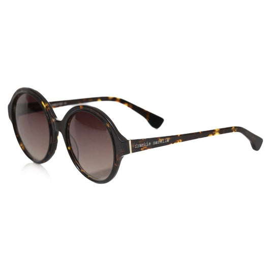 Frankie Morello Black Acetate Women's Sunglass FR-22071