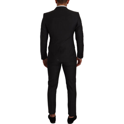 Dolce & Gabbana Black MARTINI Single Breasted 2 Piece Suit
