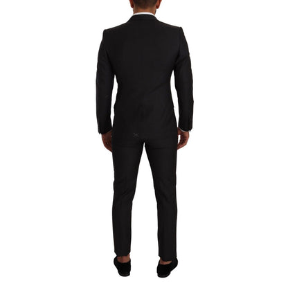 Dolce & Gabbana Black MARTINI Single Breasted 2 Piece Suit