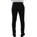 Dolce & Gabbana Black Fantasy GOLD Wool Slim Fit 2 Piece Suit KOS1910 - 48
