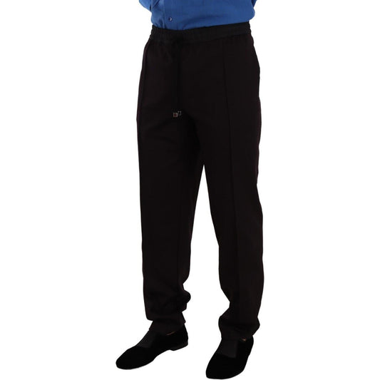 Dolce & Gabbana Bordeaux Cotton Mens Skinny Trouser Pants PAN72948- 58