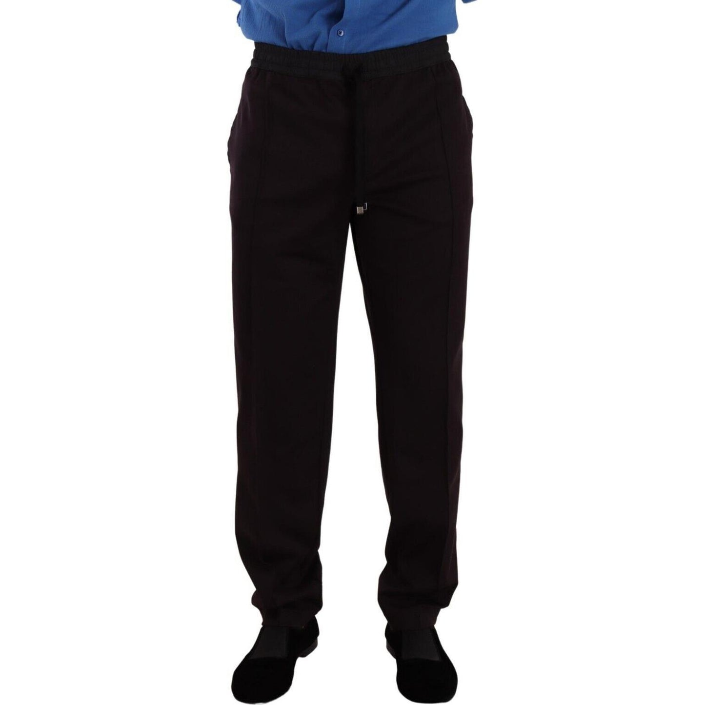 Dolce & Gabbana Bordeaux Cotton Mens Skinny Trouser Pants PAN72948- 58