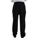 Domenico Tagliente Black Polyester Single Breasted Formal Suit KOS1966 - 55