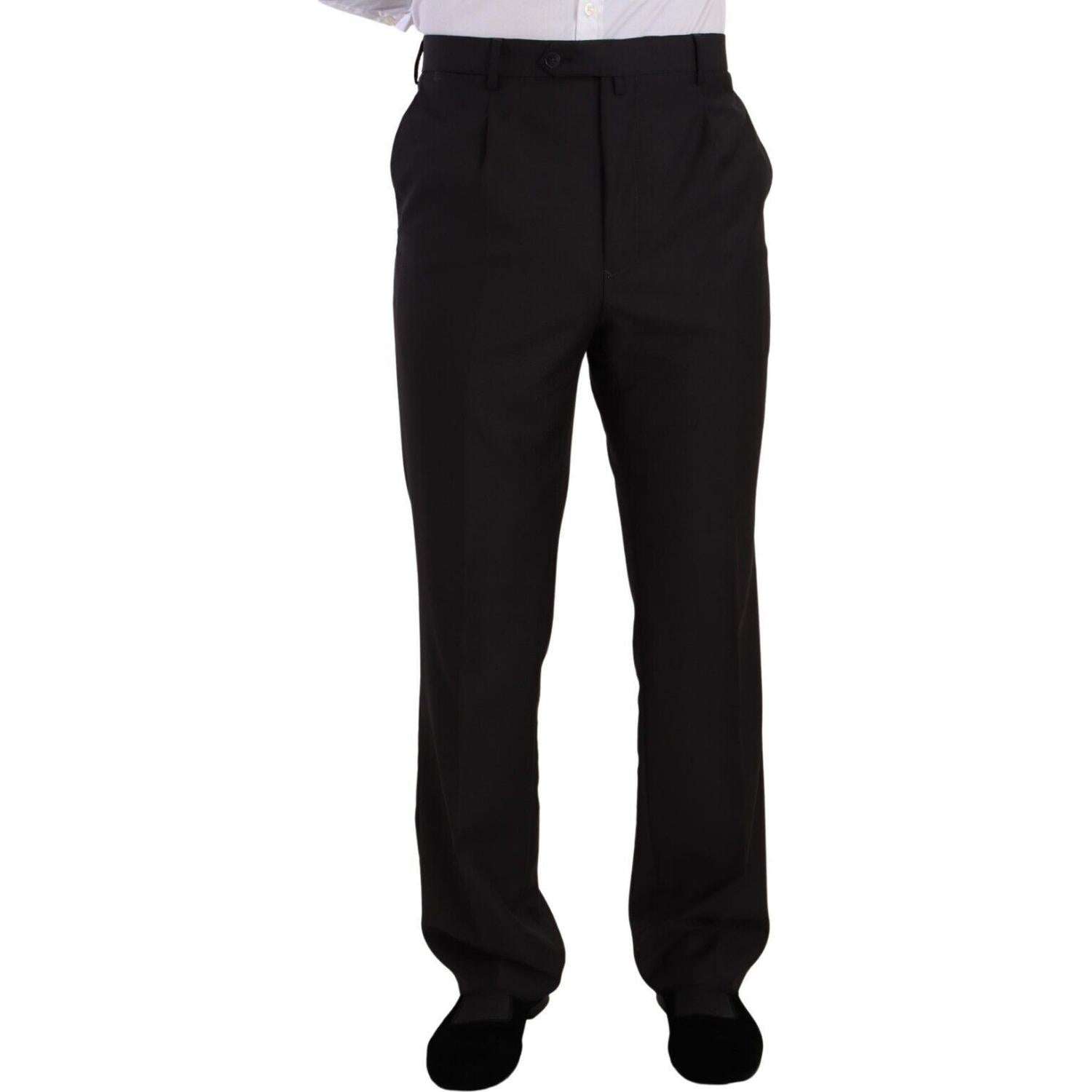 بدلة دومينيكو تاجلينتي الأنيقة المكونة من قطعتين باللون الرمادي الداكن