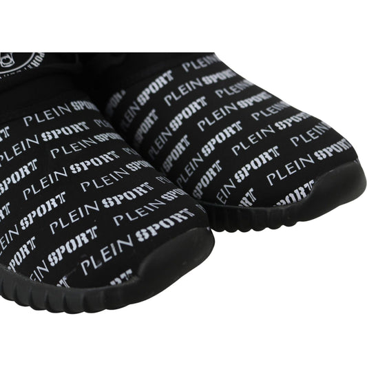 Plein Sport Chic Black Runner Henry Sport Sneakers 4059623074222