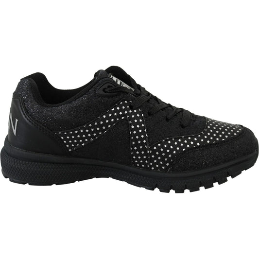 Plein Sport Elegant Black Runner Jasmines Sport Shoes 4059623082876