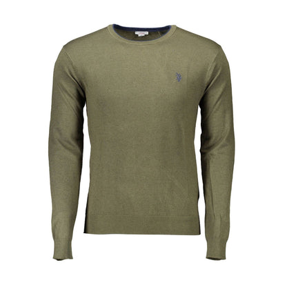 U.S. POLO ASSN. Green Wool Men Sweater