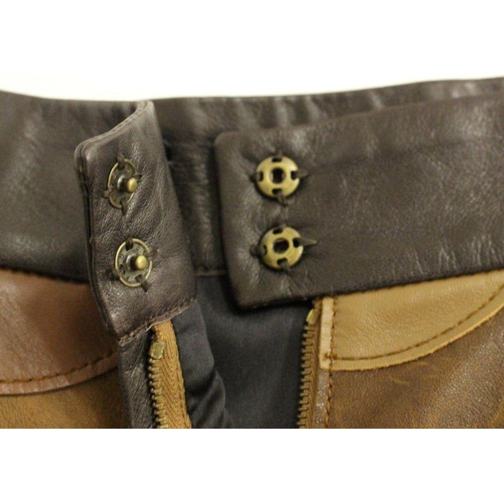 تنورة أنيقة من الجلد من دولتشي آند غابانا