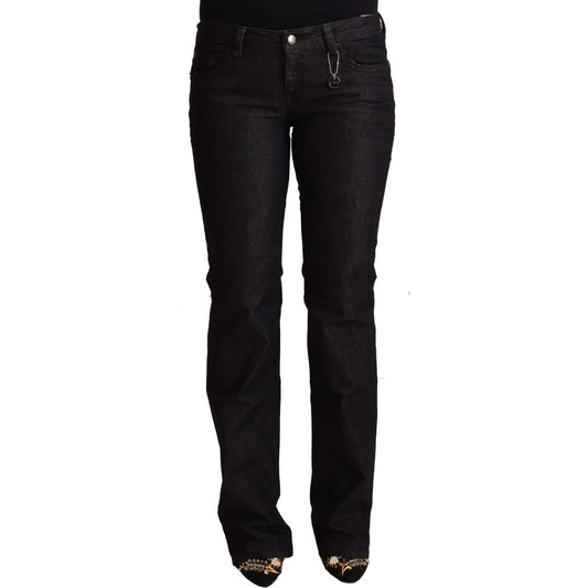 Costume National Black Cotton Low Waist Skinny Jeans PAN70736 - 25