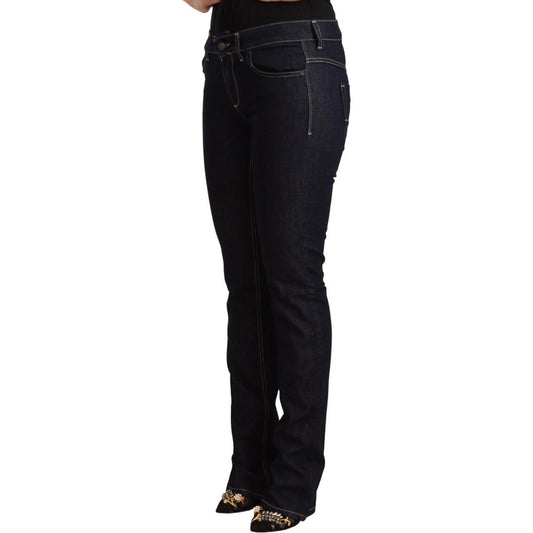GF Ferre Black Cotton Stretch Low Waist Skinny Denim Jeans PAN72186# - 26