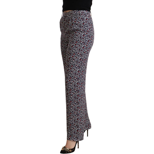 Michael Kors Black High Waist Printed Straight Pants PAN72537 - 42