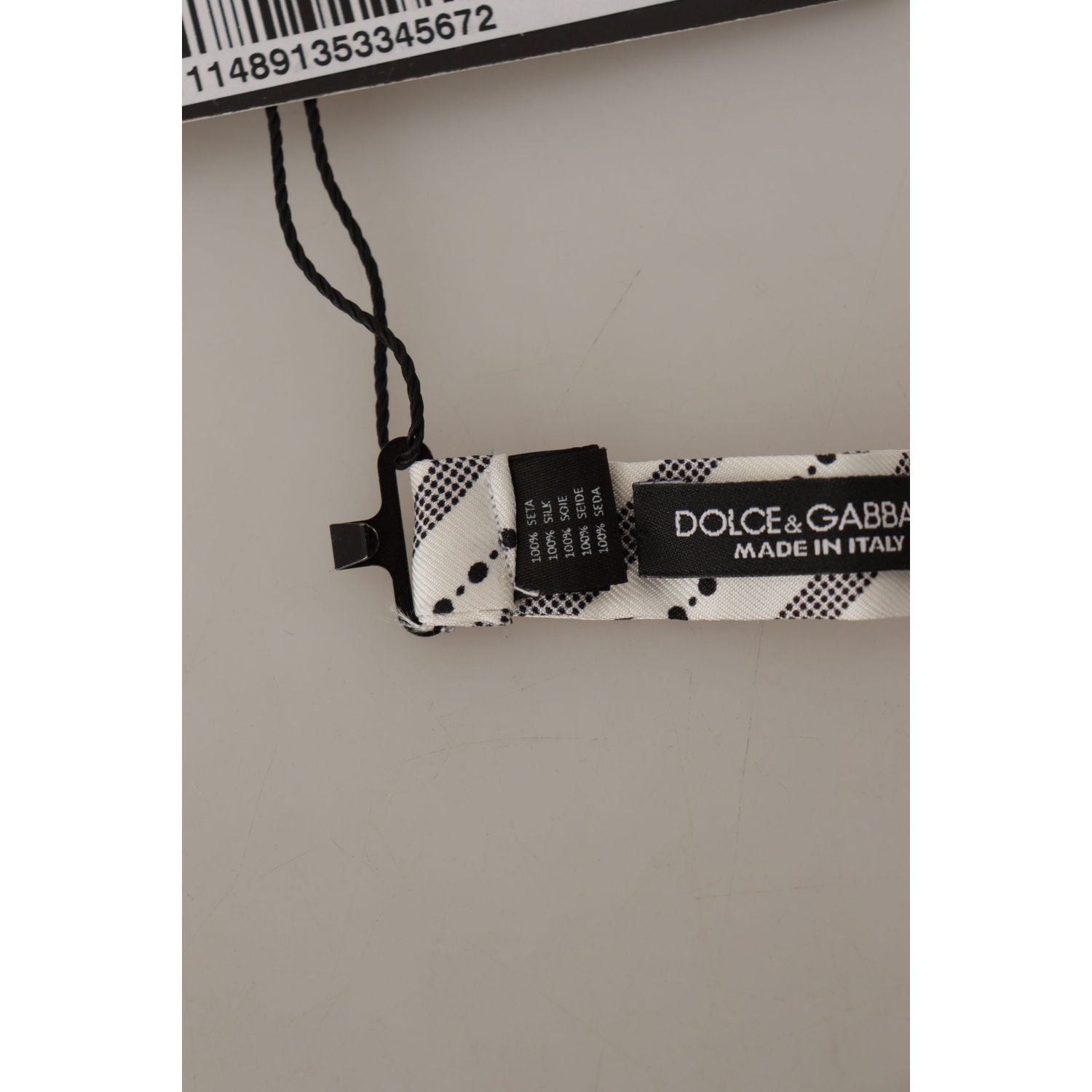 ربطة عنق من الحرير بنقاط البولكا الأنيقة من دولتشي آند غابانا